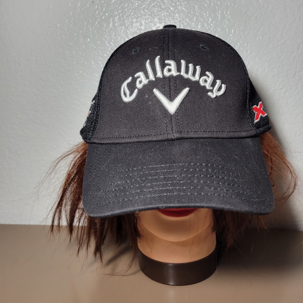 Callaway X Hot Odyssey Bomb Logo Tour Authentic Flex Fit Hat.